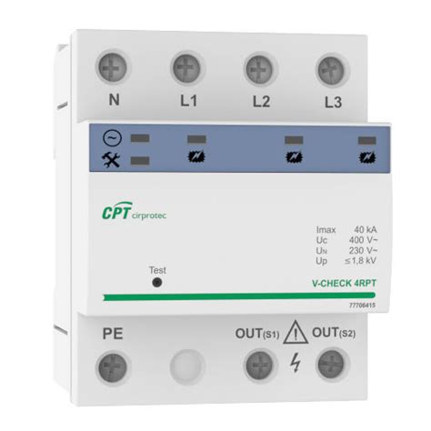 Berspannungsableiter Typ V Check Rpt Cirprotec Klasse Ii