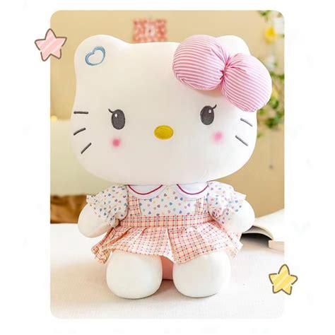 60cm Peluche Hello Kitty Animal Poupée Peluche Douce Doudou Poupée de