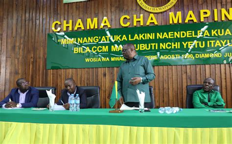 Zoezi La Uhakiki Wa Vyama Vya Siasa Latamatishwa Ccm Makao Makuu