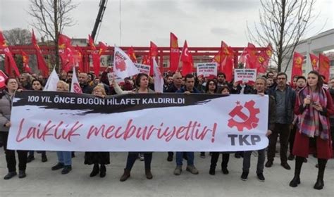 TKP den Bakırköy de Laiklik eylemi Zübüklerden kurtulacağız Son