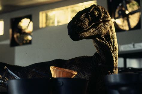 Velociraptor Jurassic Park Kitchen Scene