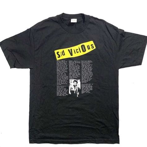 Vintage Sid Vicious Sex Pistols Tee Gem