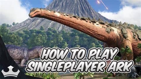 How To Play Singleplayer On Ark Survival Evolved Ps Youtube