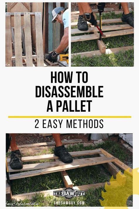 How To Disassemble A Pallet Easy Methods The Saw Guy Diy Pallet