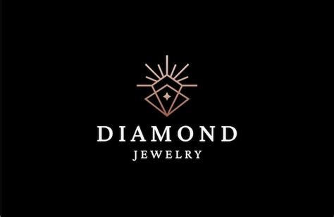 El Logotipo De Joyer A De Diamantes Es Una Encarnaci N Brillante De La