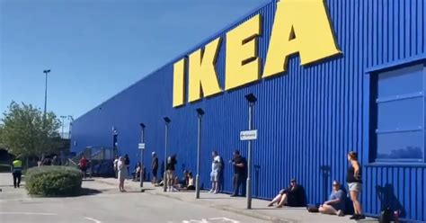 Huge queue at Leeds IKEA as store reopens with strict new coronavirus ...