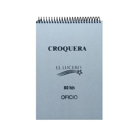 Croquera Lucero Hojas Oficio Arte Sano Libreria