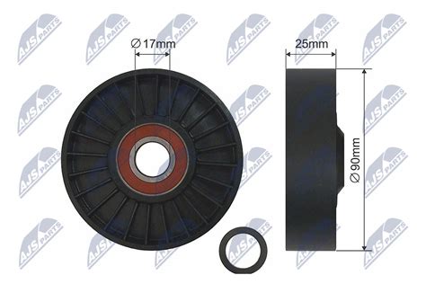 Tensioner Pulley V Belt Rnk Ch Nty Aa Ab