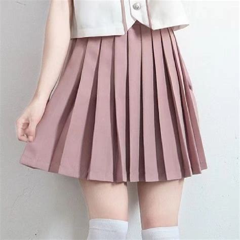 Japanese Pink Sailor Uniforms Pleated Skirt Sets Kawaii Fashion Shop