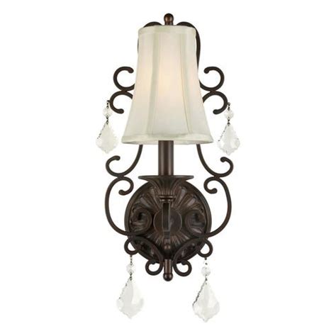 8 In W 1 Light Antique Bronze Wall Sconce At