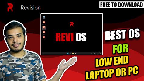 Revi OS Best OS For Low End PC Or Low End Laptop YouTube