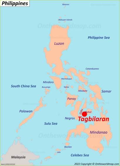 Tagbilaran Map | Philippines | Detailed Maps of Tagbilaran