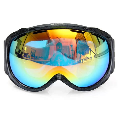 Buy Unisex Professional Spherical Anti Fog Dual Lens Outdoor Snowboard Ski