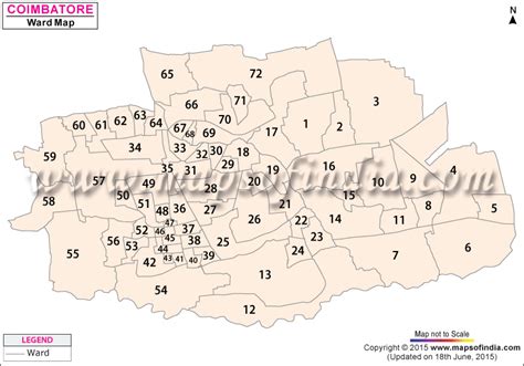 Coimbatore Ward Map