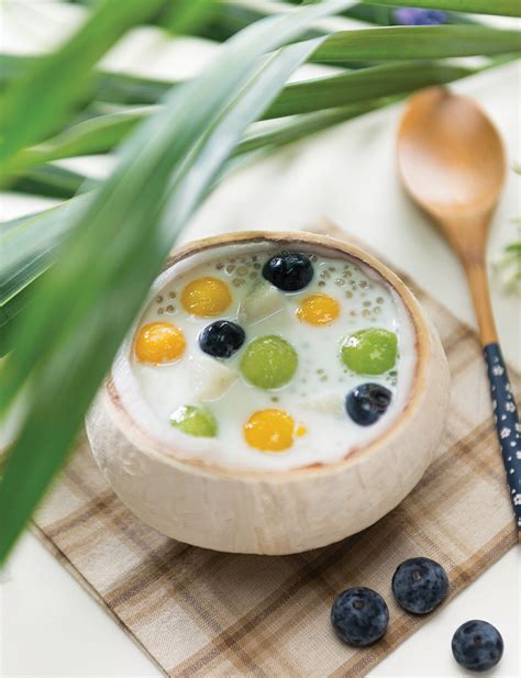 Coconut Milk And Water Chestnut Sago Soup — Taste Of Life