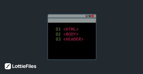 write code animation  ibarra lottiefiles