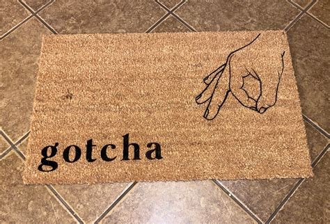 Gotcha Circle Game 90s Kid 90s Doormat Funny T Etsy