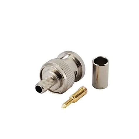 50 Ohm BNC Crimp Male Connector For RG58 RG400 LMR195 From Chgzyx 0