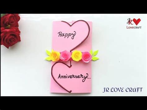 Beautiful Handmade Anniversary Card Idea Diy Greeting Cards For