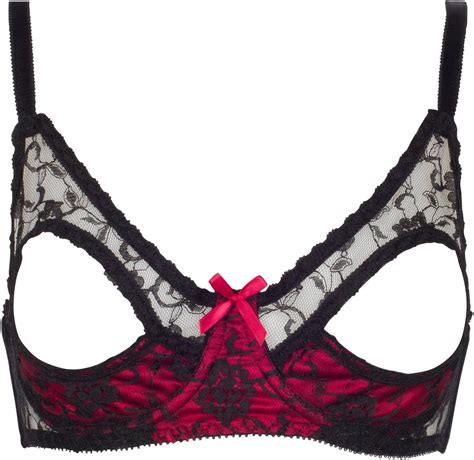 So Sexy Lingerie Tm Open Cup Peek A Boo Front Underwire Lace Bra Over