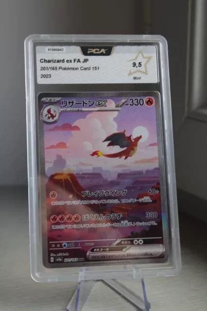 Carte PokÉmon Dracaufeu Ex Full Art Jap Pokémon 151 Pca 95 Neuf Eur 17000 Picclick De