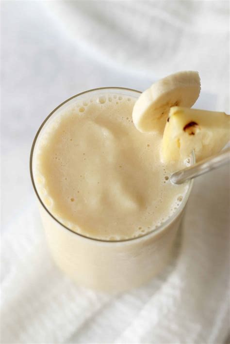 Vegan Banana Pineapple Smoothie Kathleen S Cravings