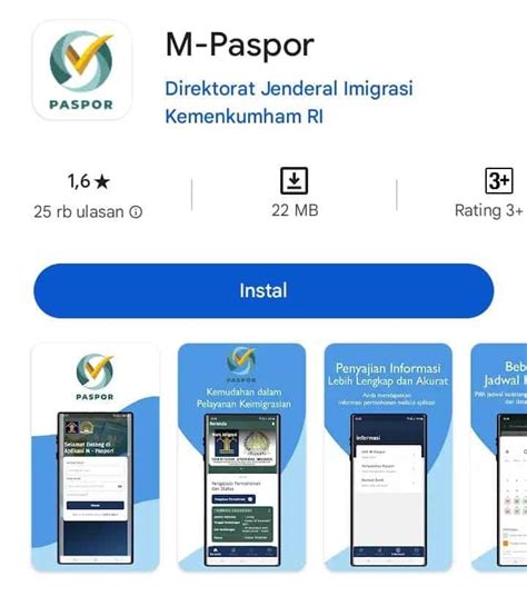 Cara Membuat Paspor Online Dengan Aplikasi M Paspor