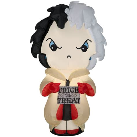 Airblown Inflatables Disney Stylized Cruella de Vil, 5' - Walmart.com ...