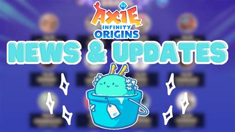 Axie Origins NEWS UPDATES Axie Vertical Progression Origins