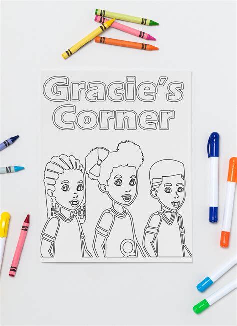 Printable Gracies Corner Coloring Pages