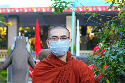 Buddhist Monk Praying in Temple · Free Stock Photo