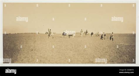 Untitled Visitors Watching Military Manoeuvres 1857 Albumen Print