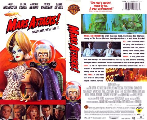 Vhs Cover Scans Mars Attacks 1996