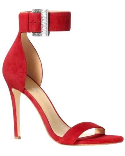 Red Michael Kors Heels For Women Lyst