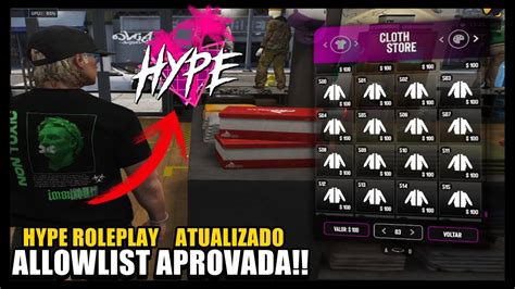 Como Resgatar Allowlist Para Cidade Hype Gta Roleplay Atualizado