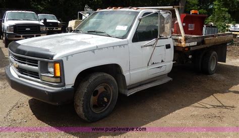 1992 Chevrolet Cheyenne 3500 Flatbed Dump Truck In Topeka Ks Item