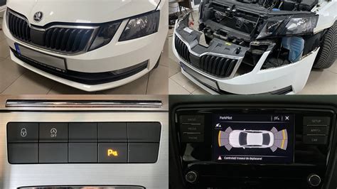 Skoda Octavia Facelift Instalare Senzori Parcare Fata Spate