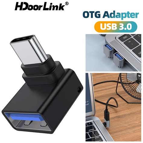 Hdoorlink อะแดปเตอร์แปลง Usb Type C Otg Type C Usb C ตัวผู้ เป็น Usb 3