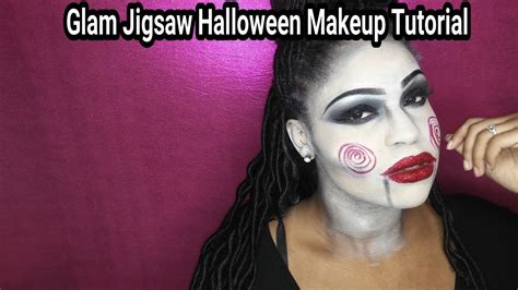 Glam Jigsaw Halloween Makeup Tutorial 2017 Youtube