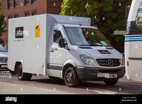 loomis security delivery  manchester uk stock photo alamy