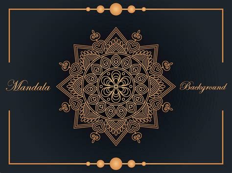 Circulo Ornamental Lujo Mandala Antecedentes Vector En Vecteezy