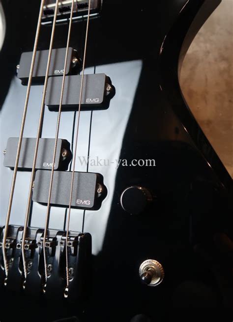 B C Rich USA Warlock Widow 4 string Bass Black 和久屋