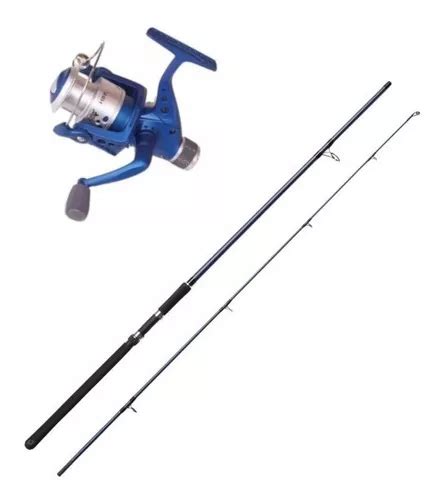 Combo Pesca Caña 3 90 Mts Reel Frontal Bentancor Outdoor Meses sin