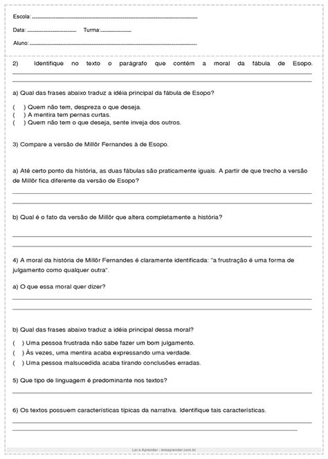Interpretaçao De Texto 7 Ano
