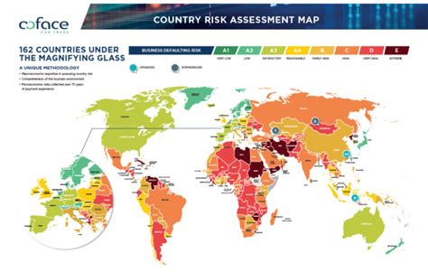 Country risk assessment map Q4 2020 出版刊物 新聞出版刊物與活動 Coface