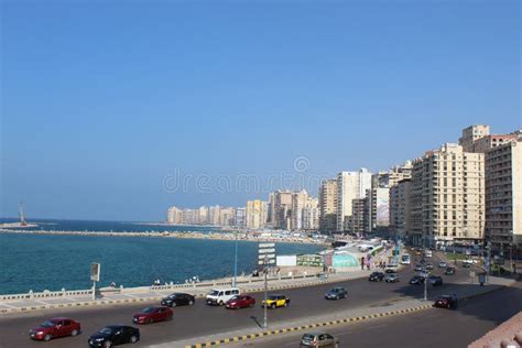 Alexandria beach. editorial photo. Image of mediterranean - 161543116