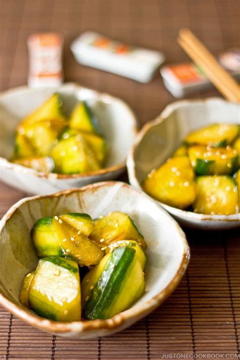 Quick Japanese Pickled Cucumber Just One Cookbook