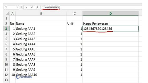 Bagaimana Cara Menampilkan Data Angka Di Excel