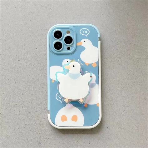 Cute Cartoon Duck Phone Casefor Iphone X Xr Xs Max Case Etsy