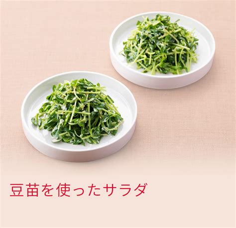 豆苗を使ったサラダ とっておきレシピ キユーピー